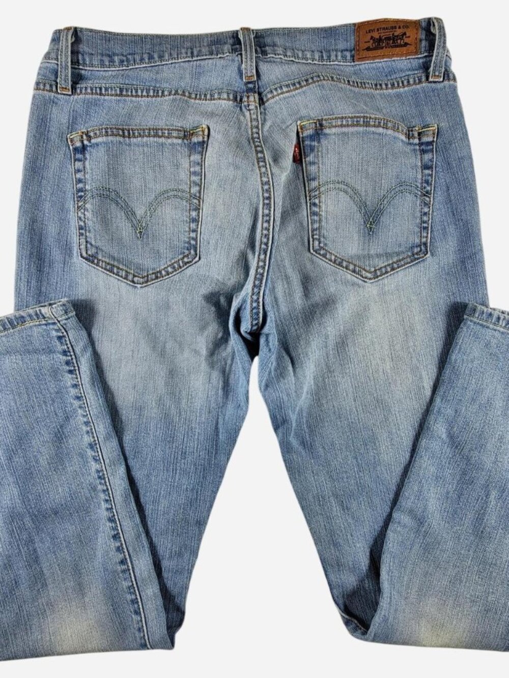 womens 90s levi's jeans denim curvy cut blue denim 13m